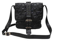 Load image into Gallery viewer, 極美品 CHROME HEARTS クロムハーツ G BENDER バッグ ショルダーバッグ セメタリー クロスパッチ BS フレア ローラーベルト 中古 4b008993