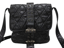 Load image into Gallery viewer, 極美品 CHROME HEARTS クロムハーツ G BENDER バッグ ショルダーバッグ セメタリー クロスパッチ BS フレア ローラーベルト 中古 4b008993