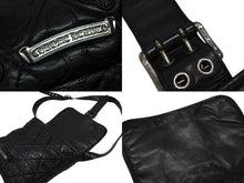 Load image into Gallery viewer, 極美品 CHROME HEARTS クロムハーツ G BENDER バッグ ショルダーバッグ セメタリー クロスパッチ BS フレア ローラーベルト 中古 4b008993