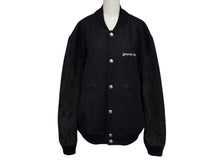 Load image into Gallery viewer, 極美品 Christian Dior クリスチャンディオール 24SS Varsity Jacket スタジャン 443L430A6105 サイズ54 スウェード ブラック 中古 4b009025