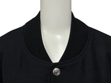 Load image into Gallery viewer, 極美品 Christian Dior クリスチャンディオール 24SS Varsity Jacket スタジャン 443L430A6105 サイズ54 スウェード ブラック 中古 4b009025