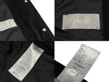 Load image into Gallery viewer, Christian Dior クリスチャンディオール スウェードジャケット 013L428A0444 サイズ54 ロゴテープ ブラック レザー 美品 中古 4b009026