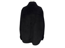 Load image into Gallery viewer, Christian Dior クリスチャンディオール スウェードジャケット 013L428A0444 サイズ54 ロゴテープ ブラック レザー 美品 中古 4b009026