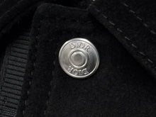 Load image into Gallery viewer, Christian Dior クリスチャンディオール スウェードジャケット 013L428A0444 サイズ54 ロゴテープ ブラック レザー 美品 中古 4b009026