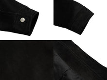 Load image into Gallery viewer, Christian Dior クリスチャンディオール スウェードジャケット 013L428A0444 サイズ54 ロゴテープ ブラック レザー 美品 中古 4b009026