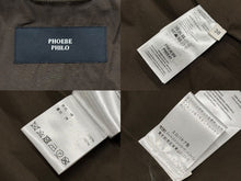 Load image into Gallery viewer, 極美品 PHOEBE PHILO フィービーファイロ ジャケット BV04 CO2226 709DK スロバキア製 コットン カーキ シルバー金具 サイズ38 中古 4b009027