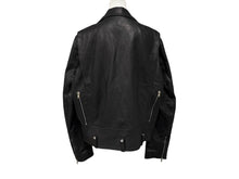 Load image into Gallery viewer, 極美品 Rick Owens リックオウエンス Bauhaus Stooges バウハウス ストゥージズ ライダースジャケット ブラック シルバー金具 中古 4b009032