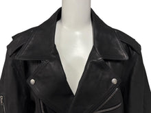 Load image into Gallery viewer, 極美品 Rick Owens リックオウエンス Bauhaus Stooges バウハウス ストゥージズ ライダースジャケット ブラック シルバー金具 中古 4b009032