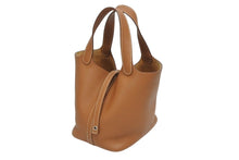 画像をギャラリービューアに読み込む, 極美品 HERMES エルメス ハンドバッグ ピコタンロックPM ゴールド トリヨンクレマンス シルバー金具 Y刻印 中古4b009070