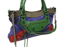 Load image into Gallery viewer, 極美品 BALENCIAGA バレンシアガ ザ ファースト 2WAYバッグ ハンドバッグ ショルダーバッグ 103208 レザー マルチカラー 中古 4b009089