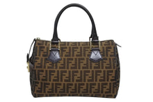 Load image into Gallery viewer, FENDI フェンディ ALWAYS SHOPPER オールウェイズ ショッパー ハンドバッグ 8BH173 ズッカ ブラウン ゴールド金具 美品 中古 4b009091