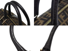 Load image into Gallery viewer, FENDI フェンディ ALWAYS SHOPPER オールウェイズ ショッパー ハンドバッグ 8BH173 ズッカ ブラウン ゴールド金具 美品 中古 4b009091