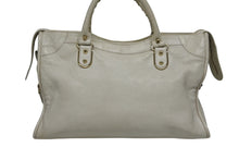 Load image into Gallery viewer, BALENCIAGA バレンシアガ THE CITY ザ シティ 2WAYバッグ 115748 レザー アイボリー ゴールド金具 美品 美品 中古 4b009099