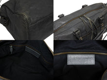 Load image into Gallery viewer, BALENCIAGA バレンシアガ THE TWIGGY ザ ツィギー 2WAYバッグ 128523 レザー グレー ガンメタ金具 美品 中古 4b009100