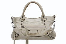 Load image into Gallery viewer, BALENCIAGA バレンシアガ ザ ファースト 2WAY ショルダーバッグ 103208 アイボリー レザー ハンドバッグ 美品 中古 4b009102