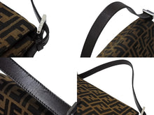 Load image into Gallery viewer, FENDI フェンディ ズッカ柄 マンマバケット ワンショルダーバッグ 26325 キャンバス レザー ブラウン シルバー金具 美品 中古 4b009110