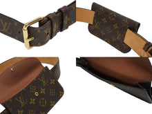 画像をギャラリービューアに読み込む, 極美品 LOUIS VUITTON ルイヴィトン サンチュールポシェットソロ ポーチ付ベルト ウエストバッグ ヒップバッグ M6948V 中古 4b009126