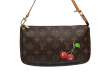 画像をギャラリービューアに読み込む, 極美品 LOUIS VUITTON ルイヴィトン モノグラム チェリー ポシェットアクセソワール アクセサリーポーチ 村上隆 M95008 中古 4b009136