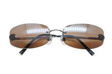 Load image into Gallery viewer, CHANEL シャネル リムレス サングラス 4002 c.204/6U サイズ57□19 130 ココマーク ブラウン 美品 中古 4b009149