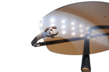 Load image into Gallery viewer, CHANEL シャネル リムレス サングラス 4002 c.204/6U サイズ57□19 130 ココマーク ブラウン 美品 中古 4b009149