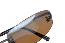 Load image into Gallery viewer, CHANEL シャネル リムレス サングラス 4002 c.204/6U サイズ57□19 130 ココマーク ブラウン 美品 中古 4b009149