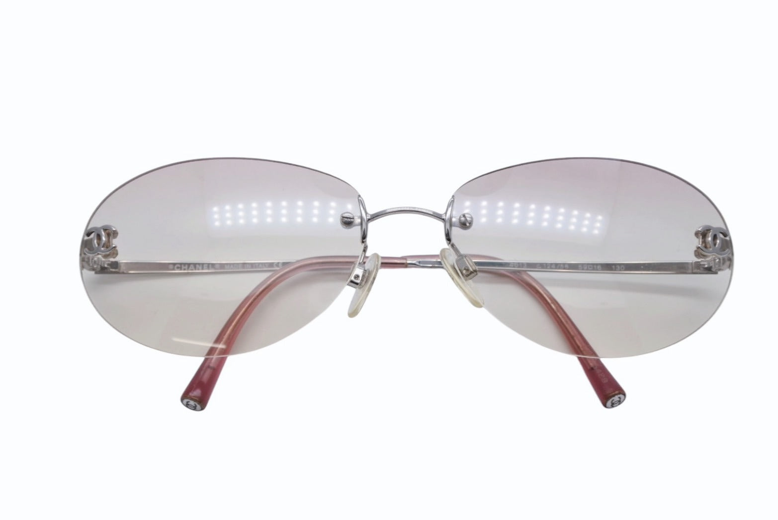 CHANEL　シャネル　リムレス　サングラス　4013　ココマーク CHANEL シャネル リムレス サングラス 4013 c.124/58 サイズ59□16 130