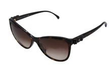 Load image into Gallery viewer, CHANEL シャネル ウェリントン サングラス 5281-Q-A c.714/S5 サイズ58□16 140 ココマーク リボン べっ甲カラー 美品 中古 4b009175