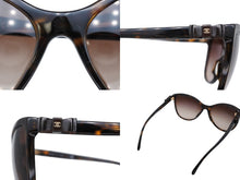 Load image into Gallery viewer, CHANEL シャネル ウェリントン サングラス 5281-Q-A c.714/S5 サイズ58□16 140 ココマーク リボン べっ甲カラー 美品 中古 4b009175