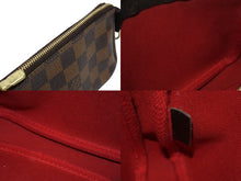 画像をギャラリービューアに読み込む, 極美品 LOUIS VUITTON ルイヴィトン ダミエ ミニ ポシェット アクセソワール ポーチ N58009 ブラウン ゴールド金具 中古 4b009193