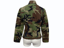 Load image into Gallery viewer, 極美品 Christian Dior クリスチャンディオール VINTAGE ヴィンテージ ジャケット 1P12021066 サイズ36 カモフラ柄 アーカイブ 中古 4b009201