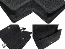 Load image into Gallery viewer, CHRISTIAN DIOR クリスチャンディオール トロッター柄 ワンショルダーバッグ キャンバス レザー ブラック シルバー金具 美品 中古 4b009203