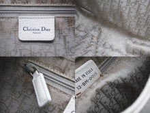 Load image into Gallery viewer, Christian Dior クリスチャンディオール ハーフムーン ワンショルダーバッグ 13-BM-0015 カナージュ ガリアーノ期 美品 中古 4b009212