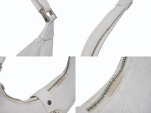 Load image into Gallery viewer, Christian Dior クリスチャンディオール ハーフムーン ワンショルダーバッグ 13-BM-0015 カナージュ ガリアーノ期 美品 中古 4b009212