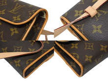 画像をギャラリービューアに読み込む, 極美品 LOUIS VUITTON ルイヴィトン ウエスト ショルダーバッグ M51855 モノグラム ポシェットフロランティーヌ ブラウン 中古 4b009217