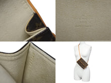 画像をギャラリービューアに読み込む, 極美品 LOUIS VUITTON ルイヴィトン ウエスト ショルダーバッグ M51855 モノグラム ポシェットフロランティーヌ ブラウン 中古 4b009217