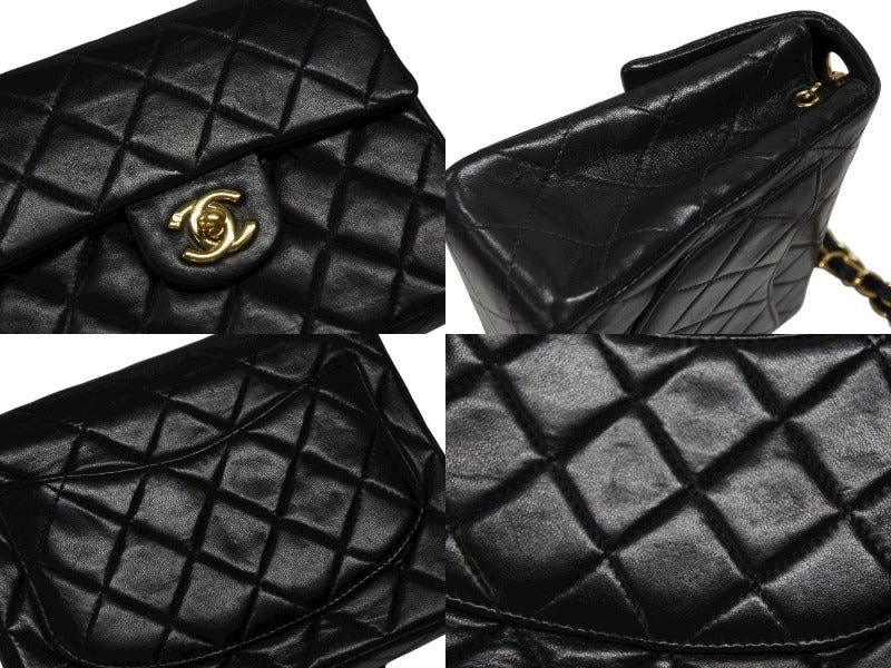 CHANEL シャネル ミニマトラッセ20 ショルダーバッグ 8番台 ブラック