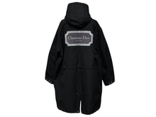 Load image into Gallery viewer, 極美品 Christian Dior クリスチャンディオール テクニカルコート 033C313I4875 ブラック ポリエステル コットン サイズ54 中古 4b009237
