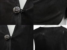 Load image into Gallery viewer, CHROME HEARTS クロムハーツ CLASSIC 2B DSTRY クラシック 2B デストロイレザー ベスト サイズM ゴートレザー 美品 中古 4b009252