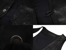 Load image into Gallery viewer, CHROME HEARTS クロムハーツ CLASSIC 2B DSTRY クラシック 2B デストロイレザー ベスト サイズM ゴートレザー 美品 中古 4b009252