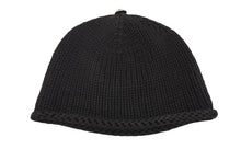 Load image into Gallery viewer, CHROME HEARTS クロムハーツ BEANIE CASH BS FLARE BSフレアパッチ ビーニー ニットキャップ コットン ブラック 美品 中古 4b009258