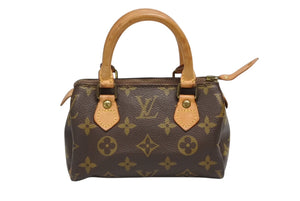 ルイヴィトン　ミニスピーディ　モノグラム　ハンドバッグ　M41534 ルイヴィトンミニスピーディ 14145 ブラウン レディース モノグラム