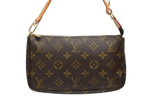 画像をギャラリービューアに読み込む, LOUIS VUITTON ルイヴィトン ポシェット アクセソワール アクセサリーポーチ M51980 モノグラム ブラウン レザー PVC 美品 中古 4b009337