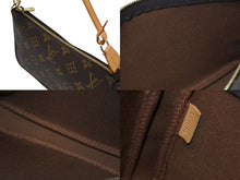 画像をギャラリービューアに読み込む, LOUIS VUITTON ルイヴィトン ポシェット アクセソワール アクセサリーポーチ M51980 モノグラム ブラウン レザー PVC 美品 中古 4b009337