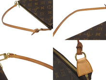 画像をギャラリービューアに読み込む, LOUIS VUITTON ルイヴィトン ポシェット アクセソワール アクセサリーポーチ M51980 モノグラム ブラウン レザー PVC 美品 中古 4b009345