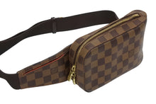 画像をギャラリービューアに読み込む, LOUIS VUITTON ルイヴィトン ジェロニモス ウエストバッグ ボディバッグ N51994 ダミエ ブラウン 美品 中古 4b009360
