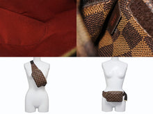 画像をギャラリービューアに読み込む, LOUIS VUITTON ルイヴィトン ジェロニモス ウエストバッグ ボディバッグ N51994 ダミエ ブラウン 美品 中古 4b009360