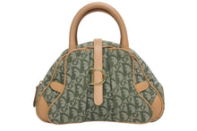 Load image into Gallery viewer, 極美品 Christian Dior クリスチャンディオール ダブルサドルバッグ ハンドバッグ PZ0901 トロッター柄 カーキ 中古 4b009371