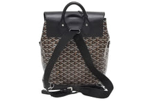 Load image into Gallery viewer, GOYARD ゴヤール アルパン バックパックMM リュック ALPIN2MMLTY01CL01P ブラック PVC レザー シルバー金具 美品 中古 4b009375