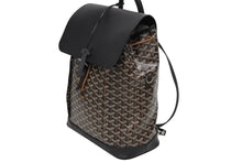 Load image into Gallery viewer, GOYARD ゴヤール アルパン バックパックMM リュック ALPIN2MMLTY01CL01P ブラック PVC レザー シルバー金具 美品 中古 4b009375