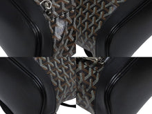Load image into Gallery viewer, GOYARD ゴヤール アルパン バックパックMM リュック ALPIN2MMLTY01CL01P ブラック PVC レザー シルバー金具 美品 中古 4b009375